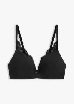 bonprix bonprix Sujetadores>Sujetador sin aros con algodón Negro