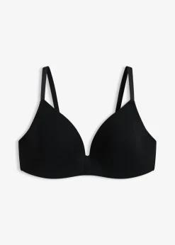 bonprix bonprix Ropa Interior De Algodón>Sujetador sin aros con algodón orgánico Negro