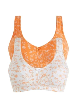 Mujer bonprix bonprix Sujetador sin aros con suave algodón orgánico (2 unidades)