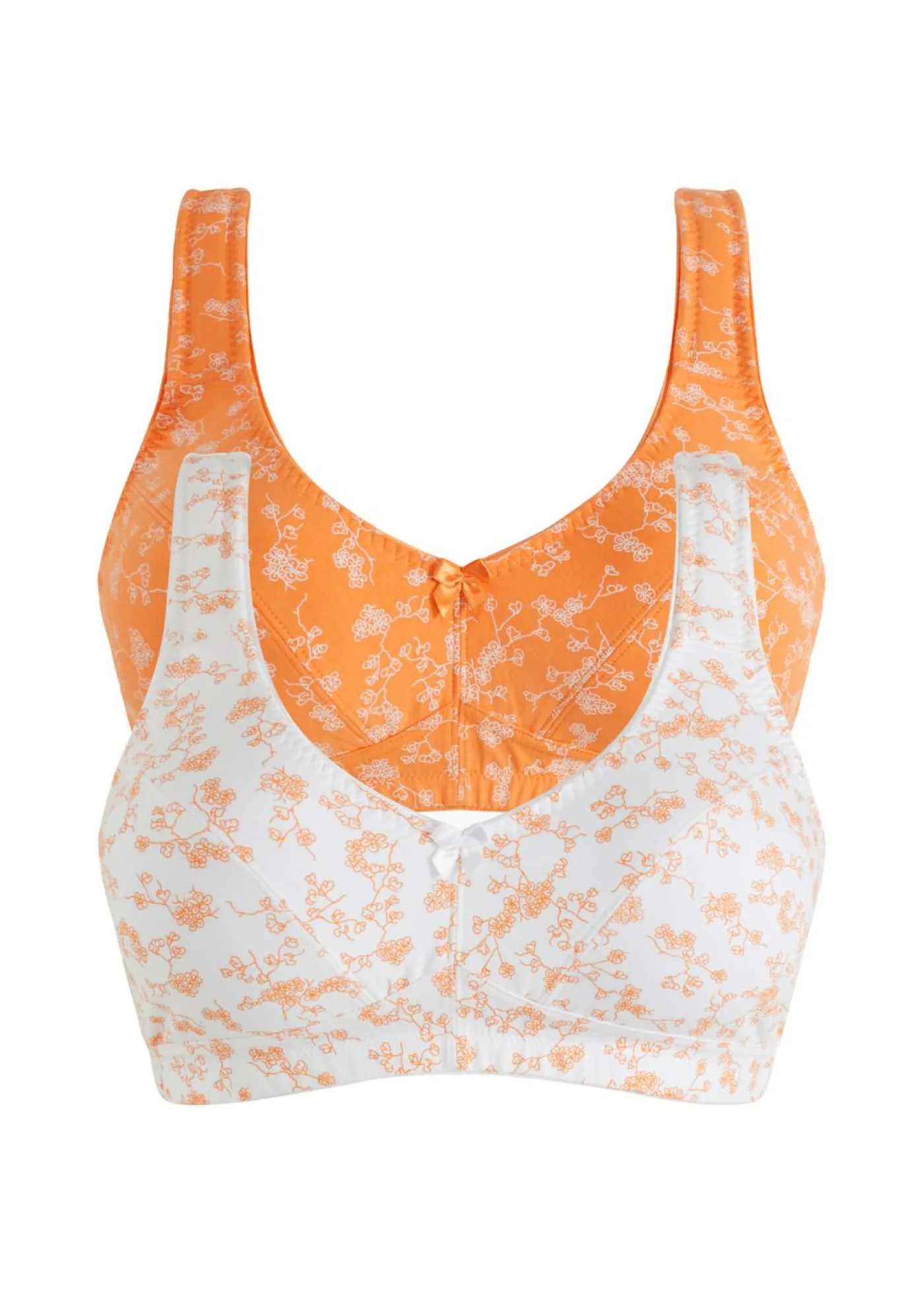 Mujer bonprix bonprix Sujetador sin aros con suave algodón orgánico (2 unidades)