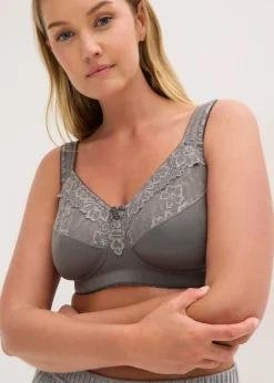 Mujer bonprix bonprix Sujetador sin aros con tirantes acolchados (2 unidades)