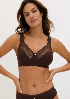 Mujer bonprix bonprix Sujetador sin aros de algodón orgánico (2 unidades)