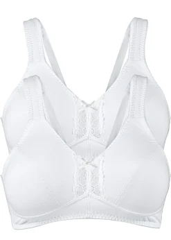 Mujer bonprix bonprix Sujetador sin aros de algodón orgánico (2 unidades)