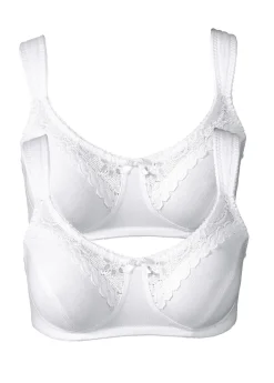 Mujer bonprix bonprix Sujetador sin aros de algodón orgánico (2 unidades)