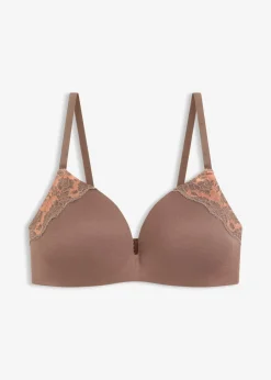 bonprix bonprix Sujetadores>Sujetador sin aros de modal suave marrón arcilla-sorbete de chocolate