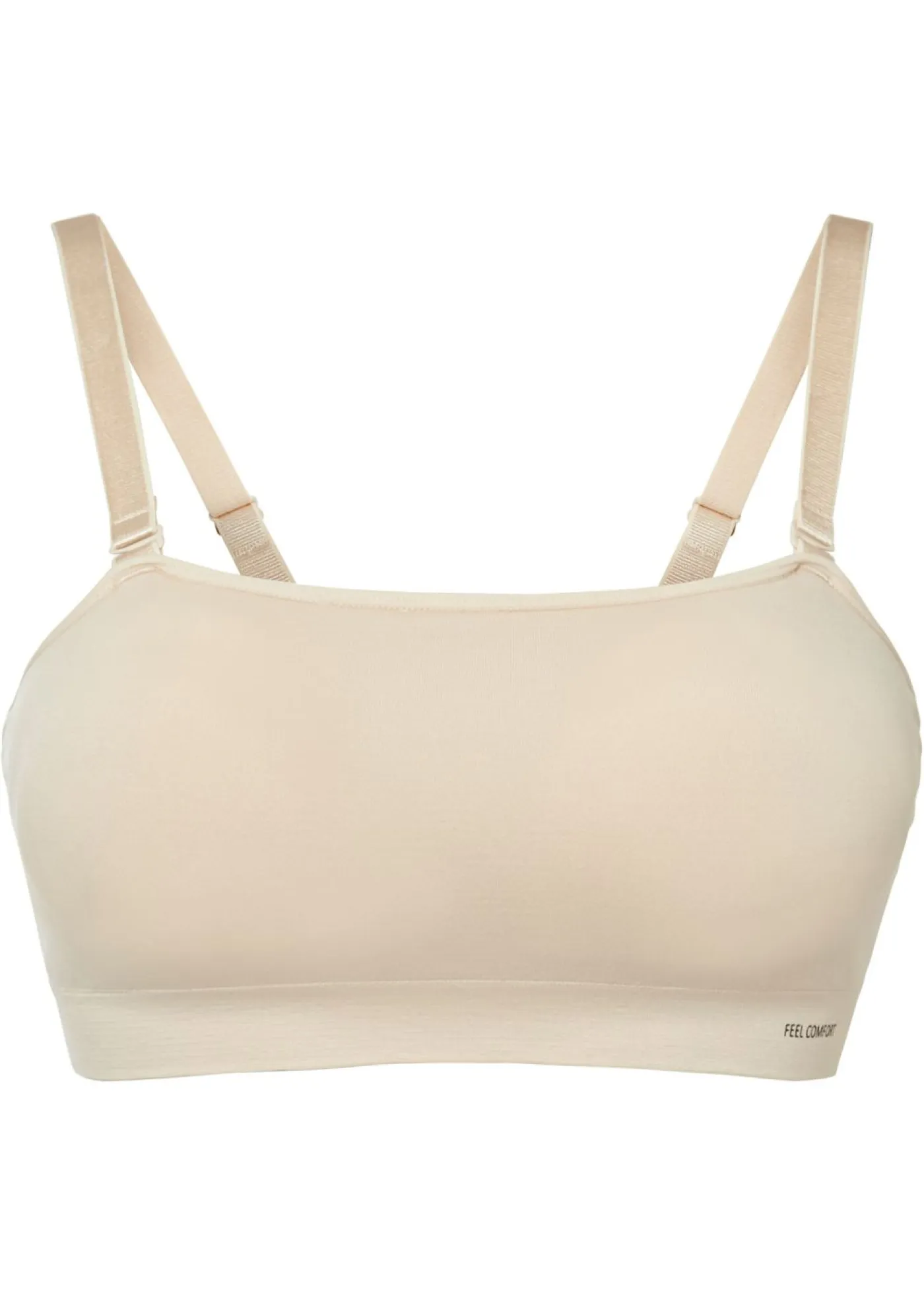 Mujer bonprix bonprix Sujetador tipo bandeau sin costuras Feel Comfort con tirantes desmontables