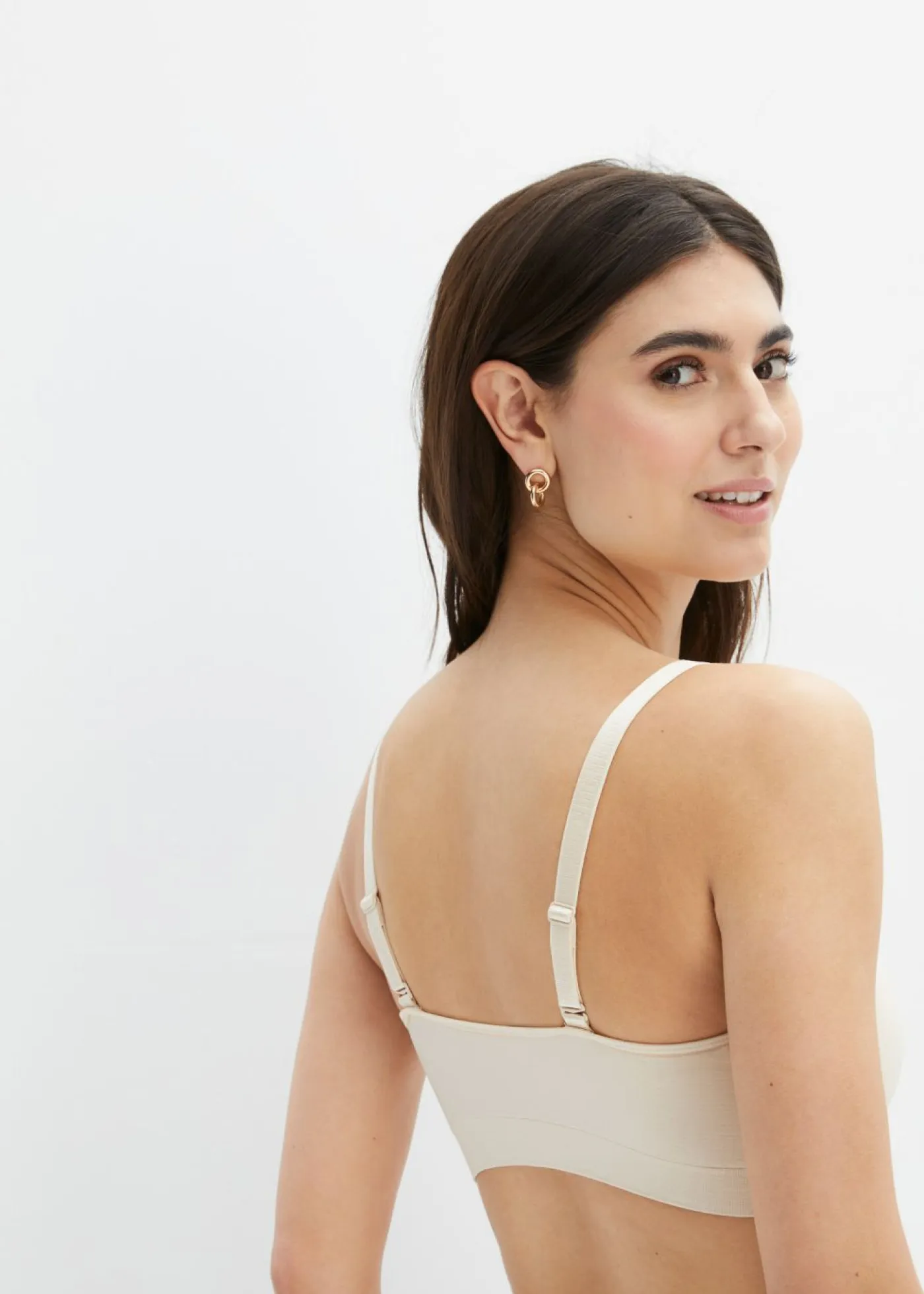 Mujer bonprix bonprix Sujetador tipo bandeau sin costuras Feel Comfort con tirantes desmontables