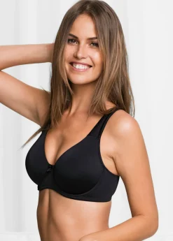 bonprix bonprix Sujetadores>Sujetador tipo camiseta con aros Negro