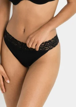 Mujer bonprix bonprix Tanga (4 unidades) con algodón