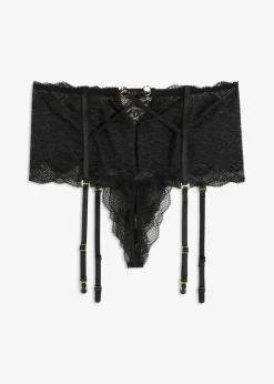 Mujer bonprix VENUS Tanga con abertura y liguero