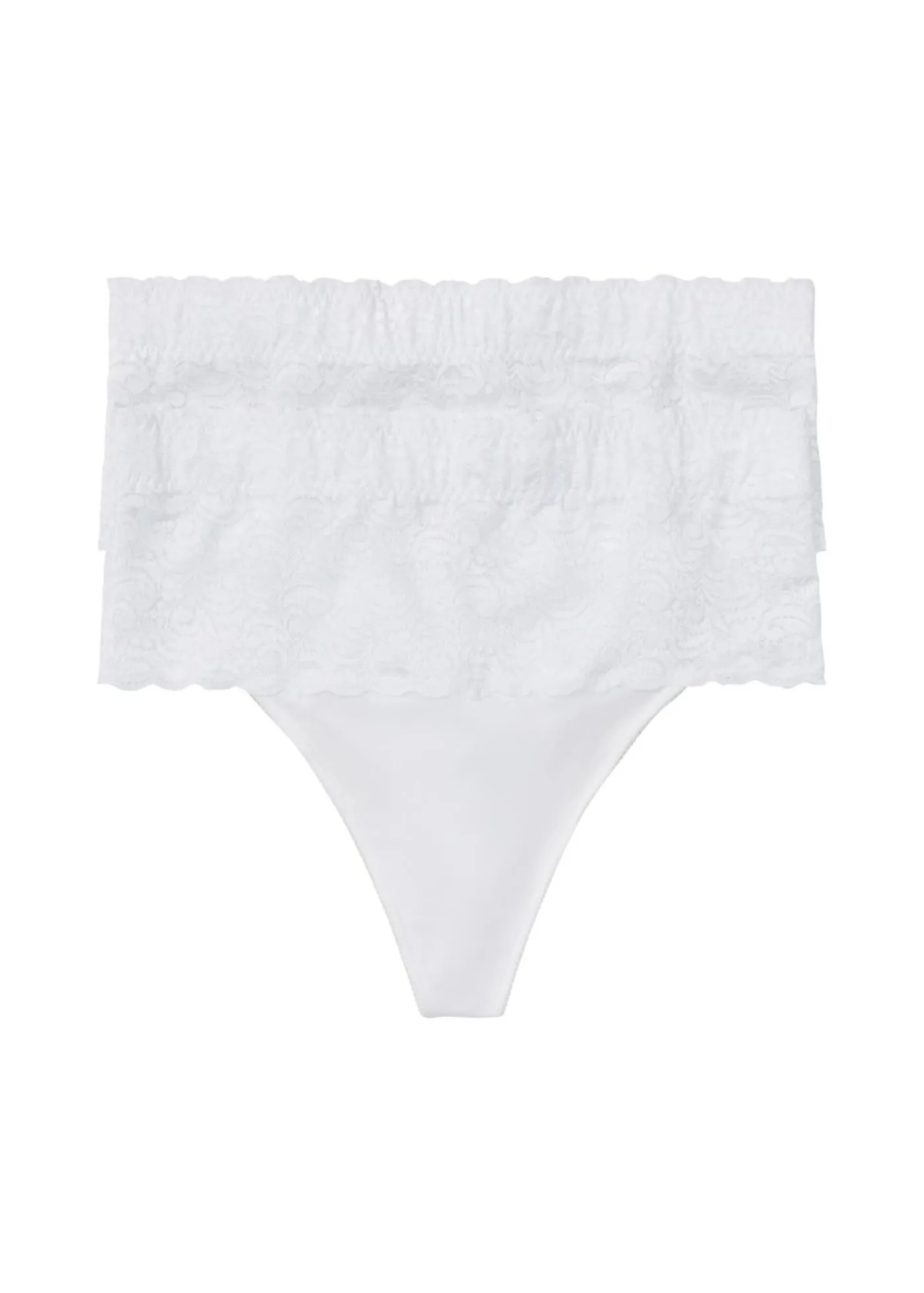 bonprix bonprix Temática·Lencería De Primavera|Bragas>Tanga con efecto moldeador medio (2 unidades) Blanco