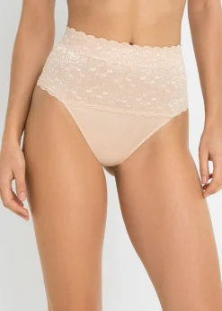 Mujer bonprix bonprix Tanga con efecto moldeador medio (2 unidades)