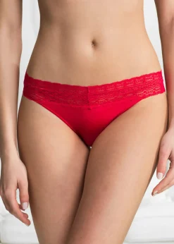 Mujer bonprix bonprix Tanga con encaje (5 unidades)