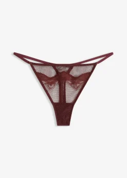 Mujer bonprix bonprix Tanga con encaje sofisticado