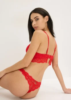 Mujer bonprix bonprix Tanga de encaje suave