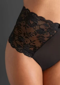 Mujer bonprix VENUS Tanga de talle alto con abertura y cadena desmontable