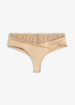 bonprix bonprix Sin Costuras|Lencería>Tanga sin costuras Beige pardo