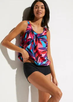 bonprix bonprix Tankinis>Tankini (2 piezas) Azul-rojo-rosa con estampado gráfico