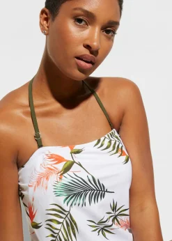 Mujer bonprix bonprix Tankini bandeau (2 piezas) con tirantes multiposición