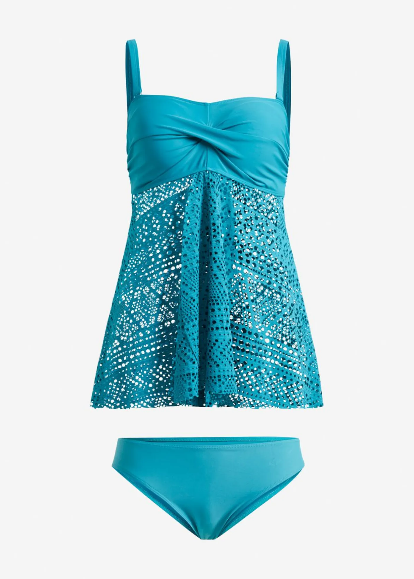 bonprix bonprix Tankinis>Tankini bandeau largo (2 piezas) verde mar