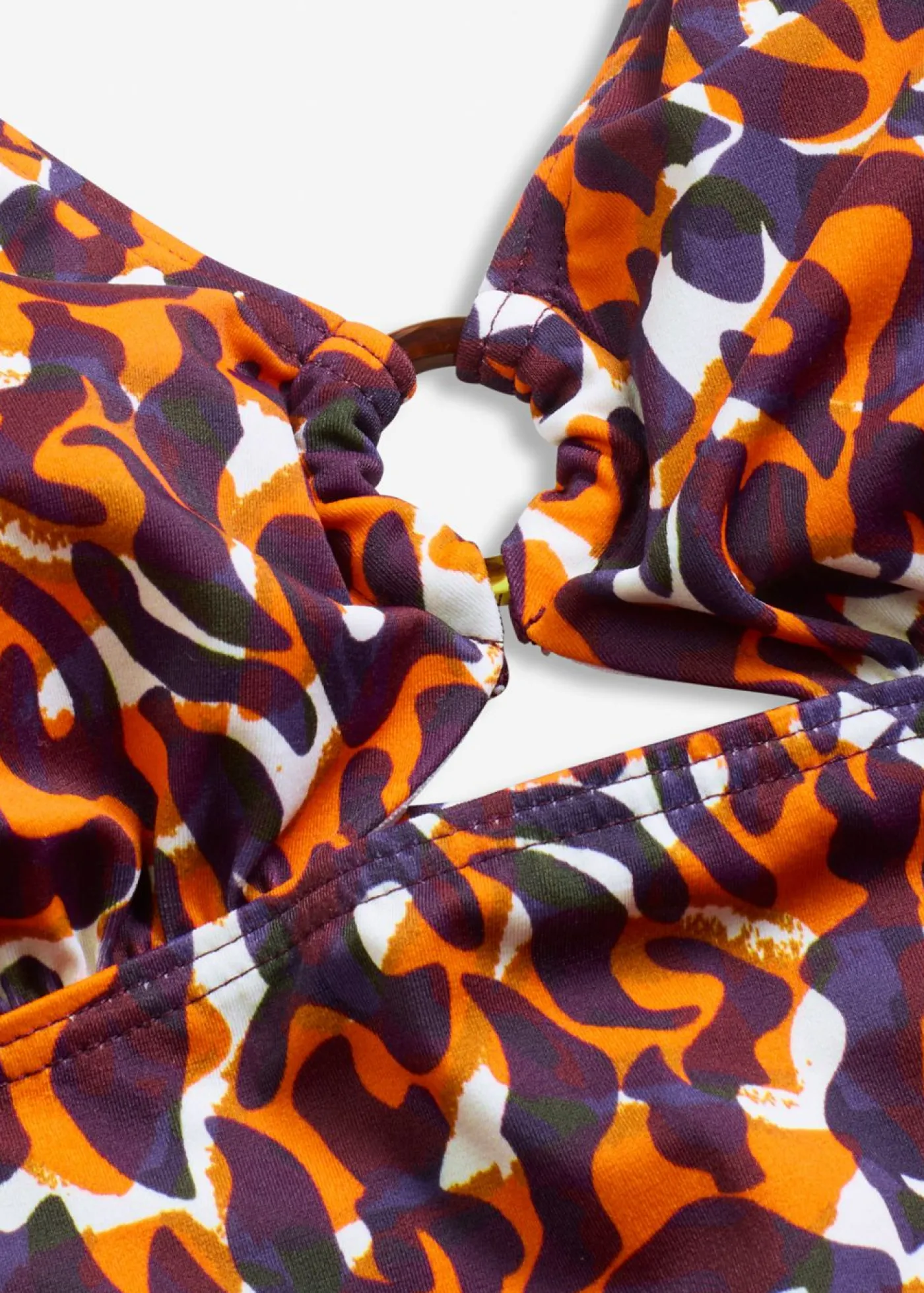 Mujer bonprix bonprix Tankini con cuello halter (2 piezas) con detalle de anilla