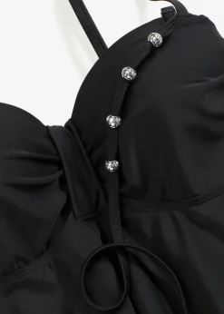 bonprix bonprix Tankinis|Copas Grandes (D-G)>Tankini largo (2 piezas) Negro