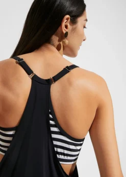 Mujer bonprix bonprix Tankini largo (2 piezas) con look a capas