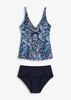 Mujer bonprix bonprix Tankini (2 piezas) con pequeño cordón