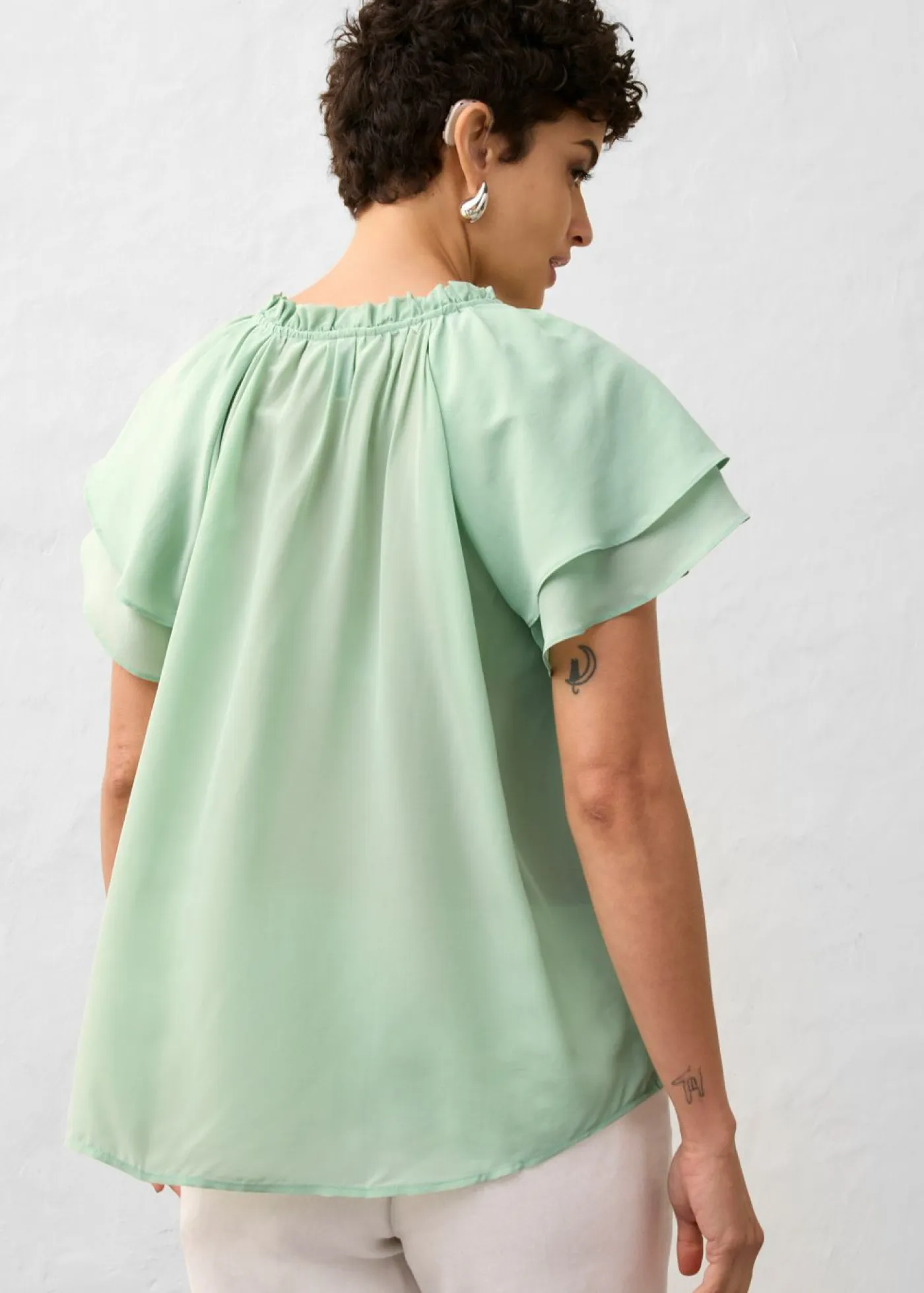 Mujer bonprix bonprix Túnica con contenido de seda