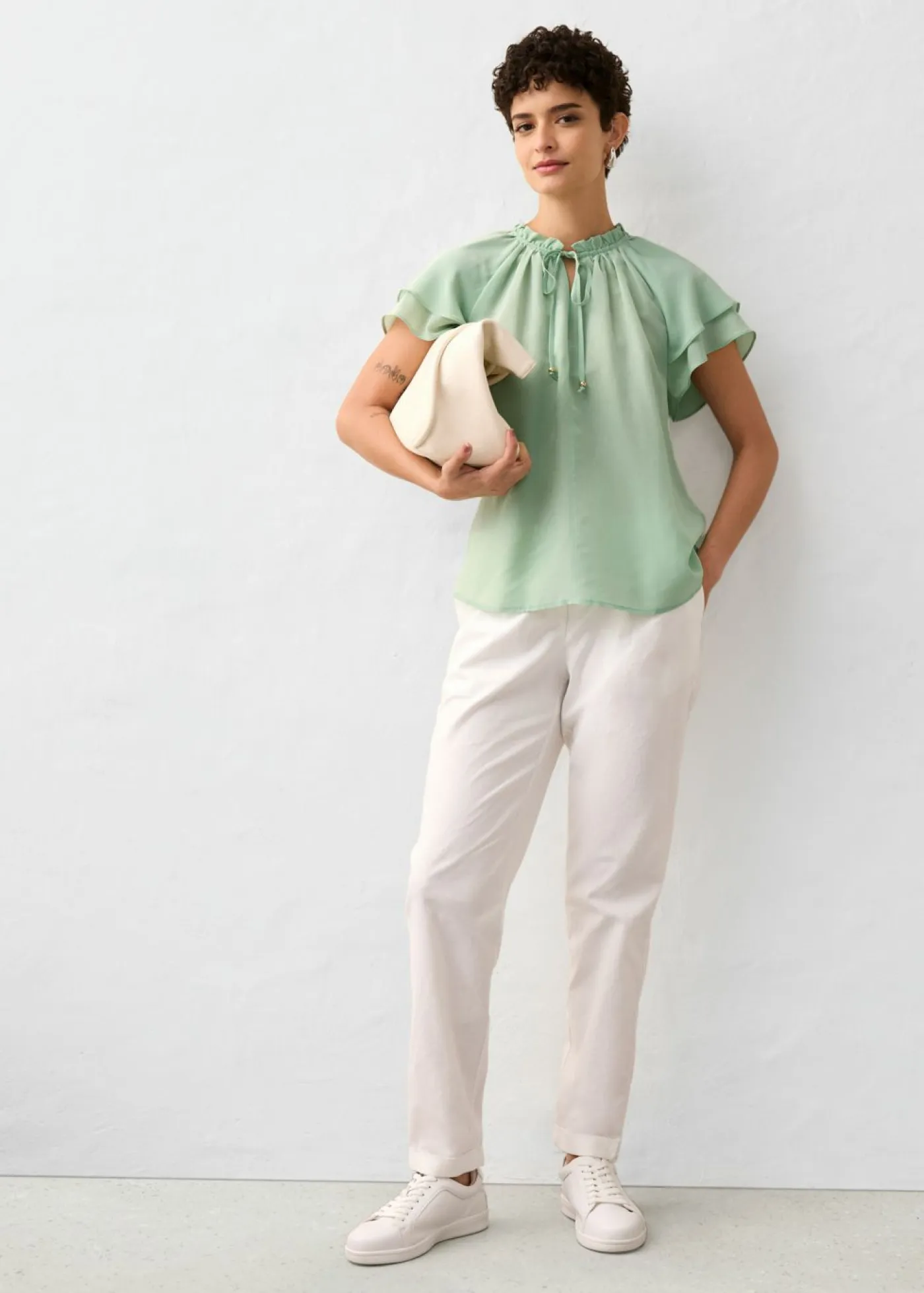 Mujer bonprix bonprix Túnica con contenido de seda