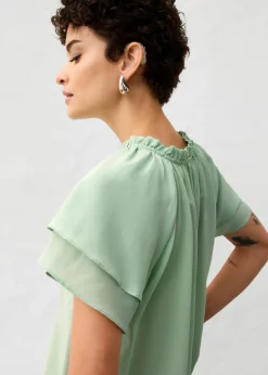 Mujer bonprix bonprix Túnica con contenido de seda