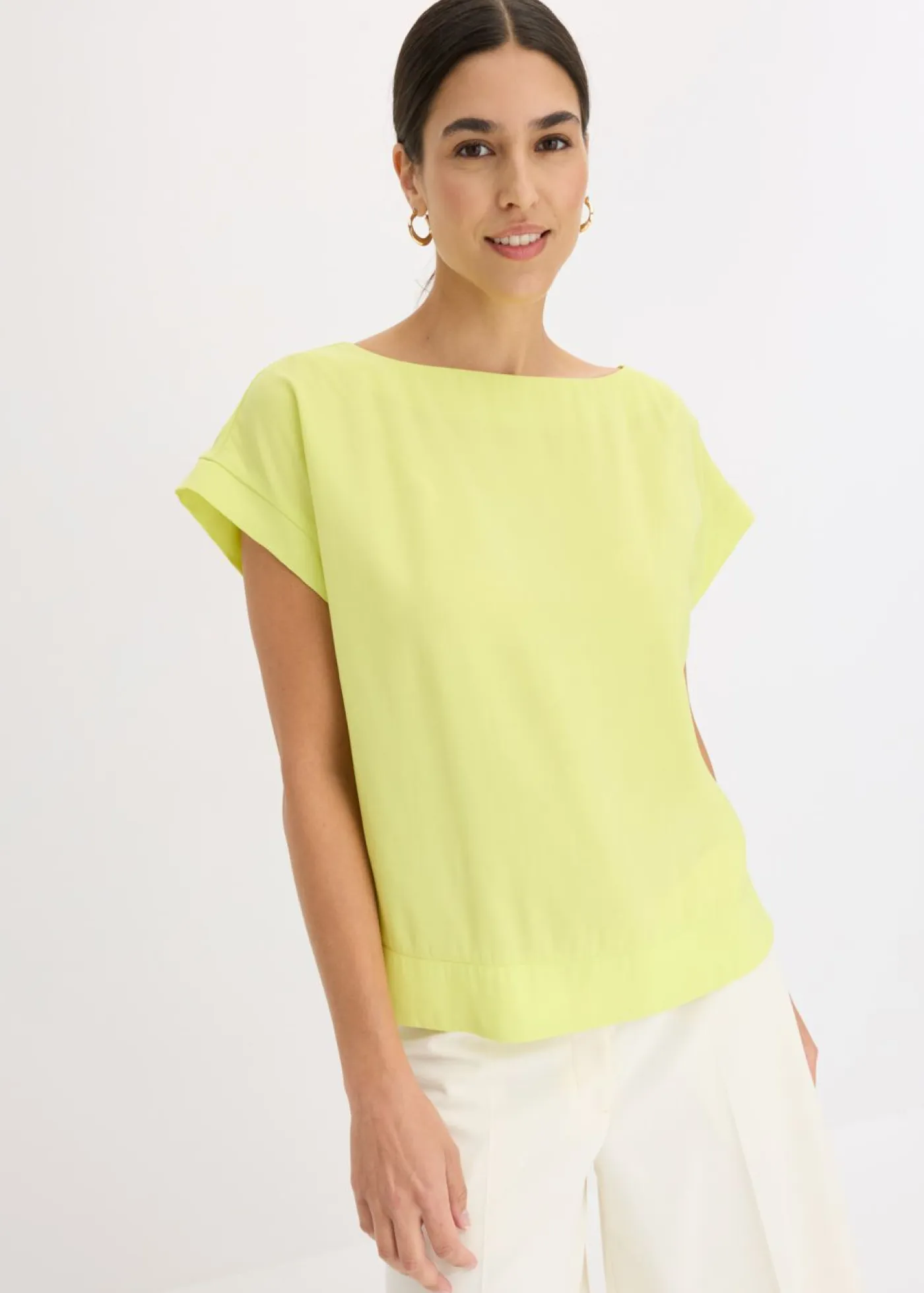 Mujer bonprix bonprix Túnica con escote barco