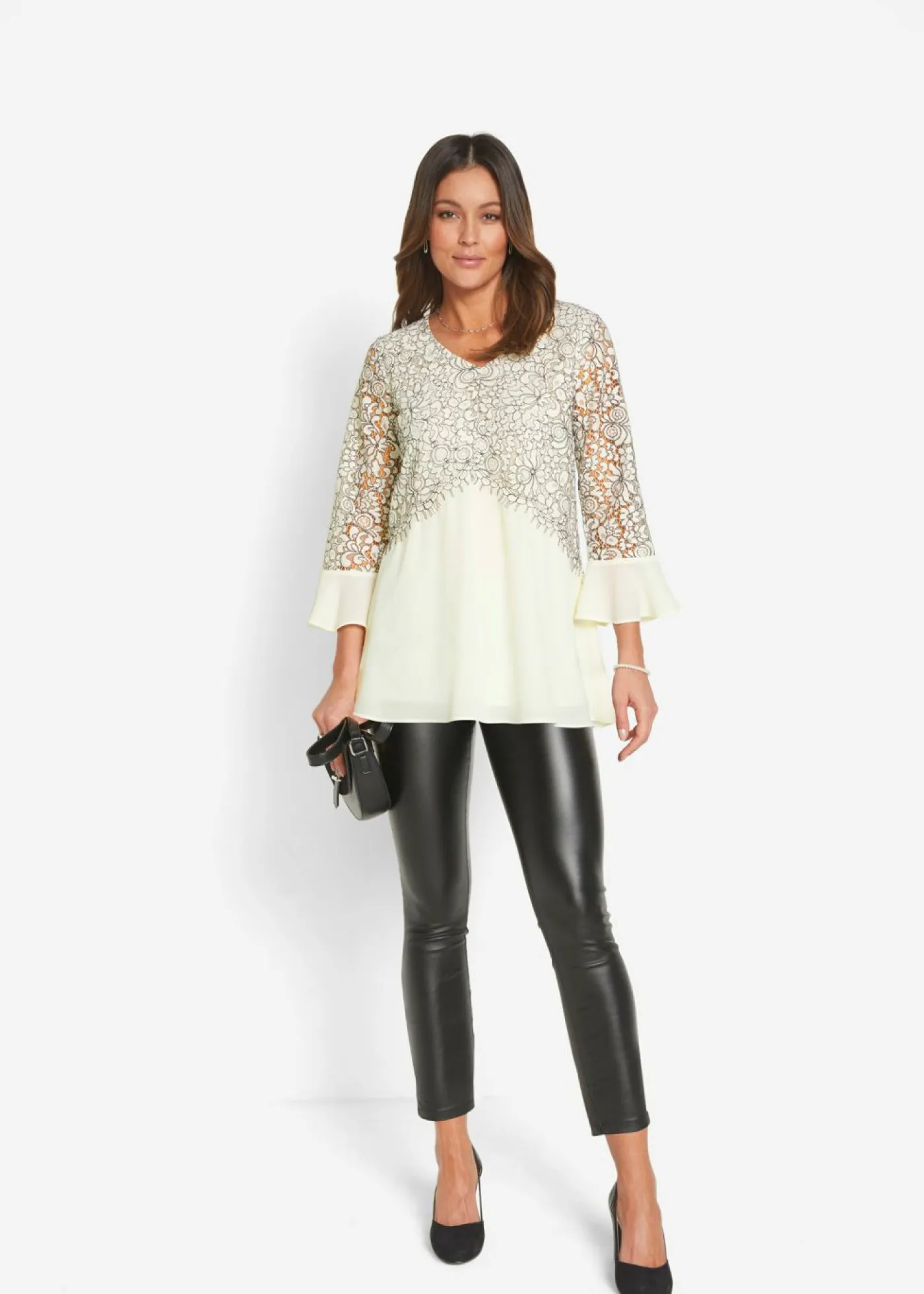 Mujer bonprix bonprix Túnica de encaje