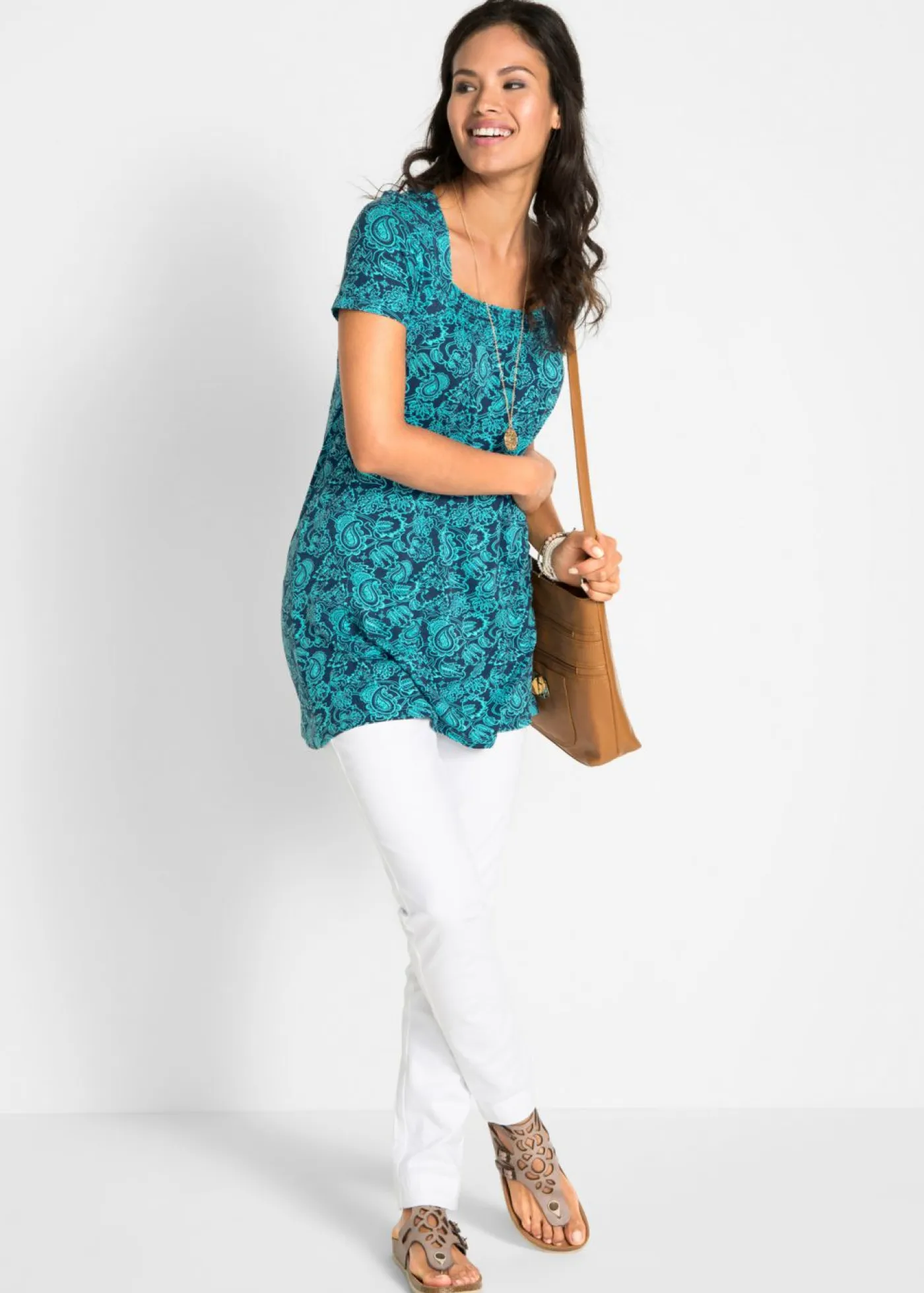 Mujer bonprix bonprix Túnica de manga corta