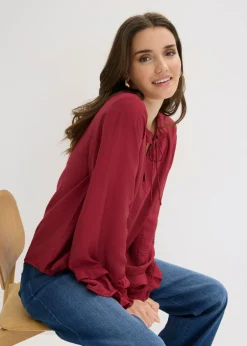 Mujer bonprix bonprix Túnica de mezcla de viscosa fina