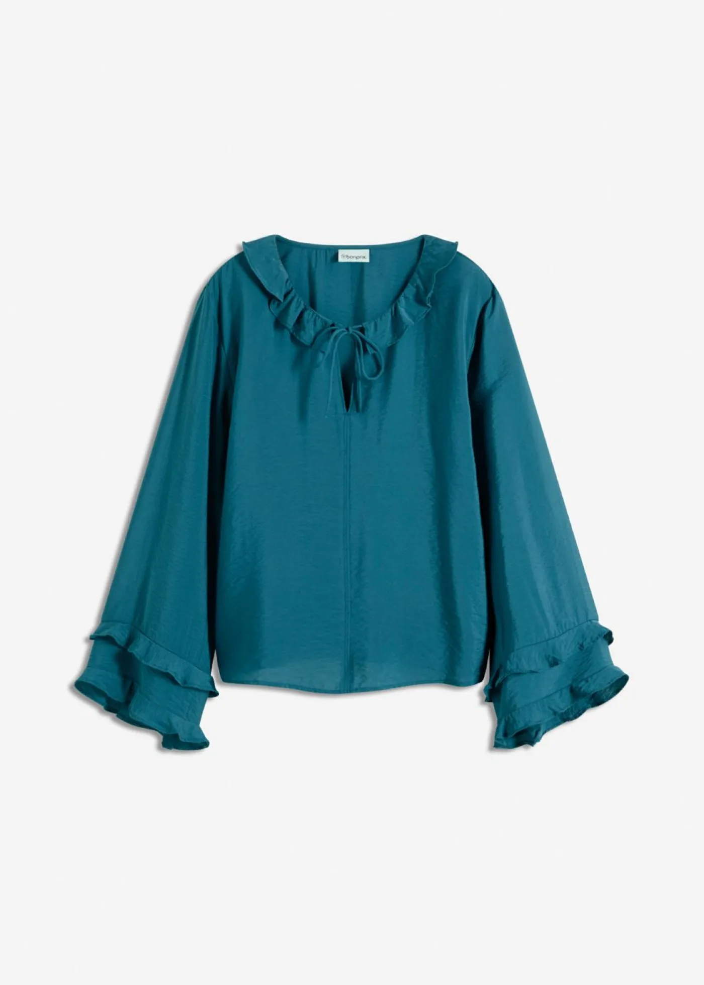 bonprix bonprix Camisas Y Blusas>Túnica de mezcla de viscosa fina verde pimiento