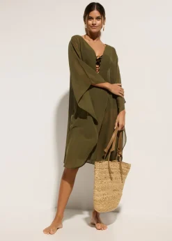 Mujer bonprix bonprix Túnica de playa de gasa ligera