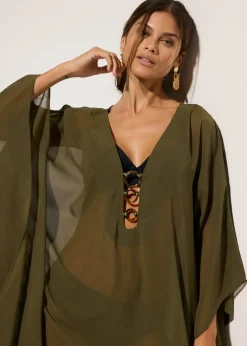 Mujer bonprix bonprix Túnica de playa de gasa ligera