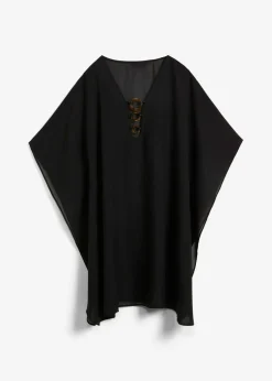 bonprix bonprix Ropa De Playa|Novedades>Túnica de playa de gasa ligera Negro