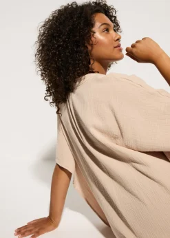 Mujer bonprix bonprix Túnica de playa de muselina vaporosa