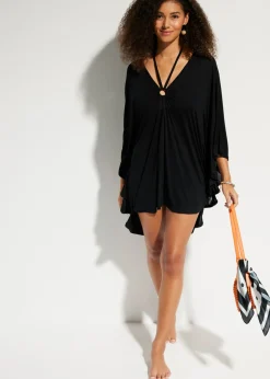 Mujer bonprix bonprix Túnica de playa transparente de viscosa