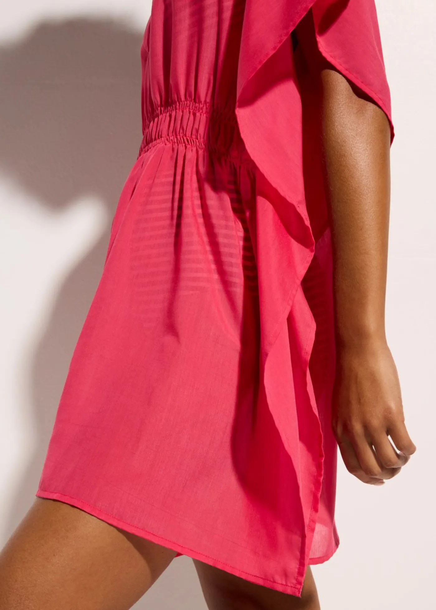 Mujer bonprix bonprix Túnica de playa transparente con escote en V