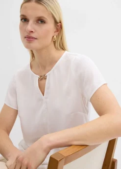 Mujer bonprix bonprix Túnica de satén fino