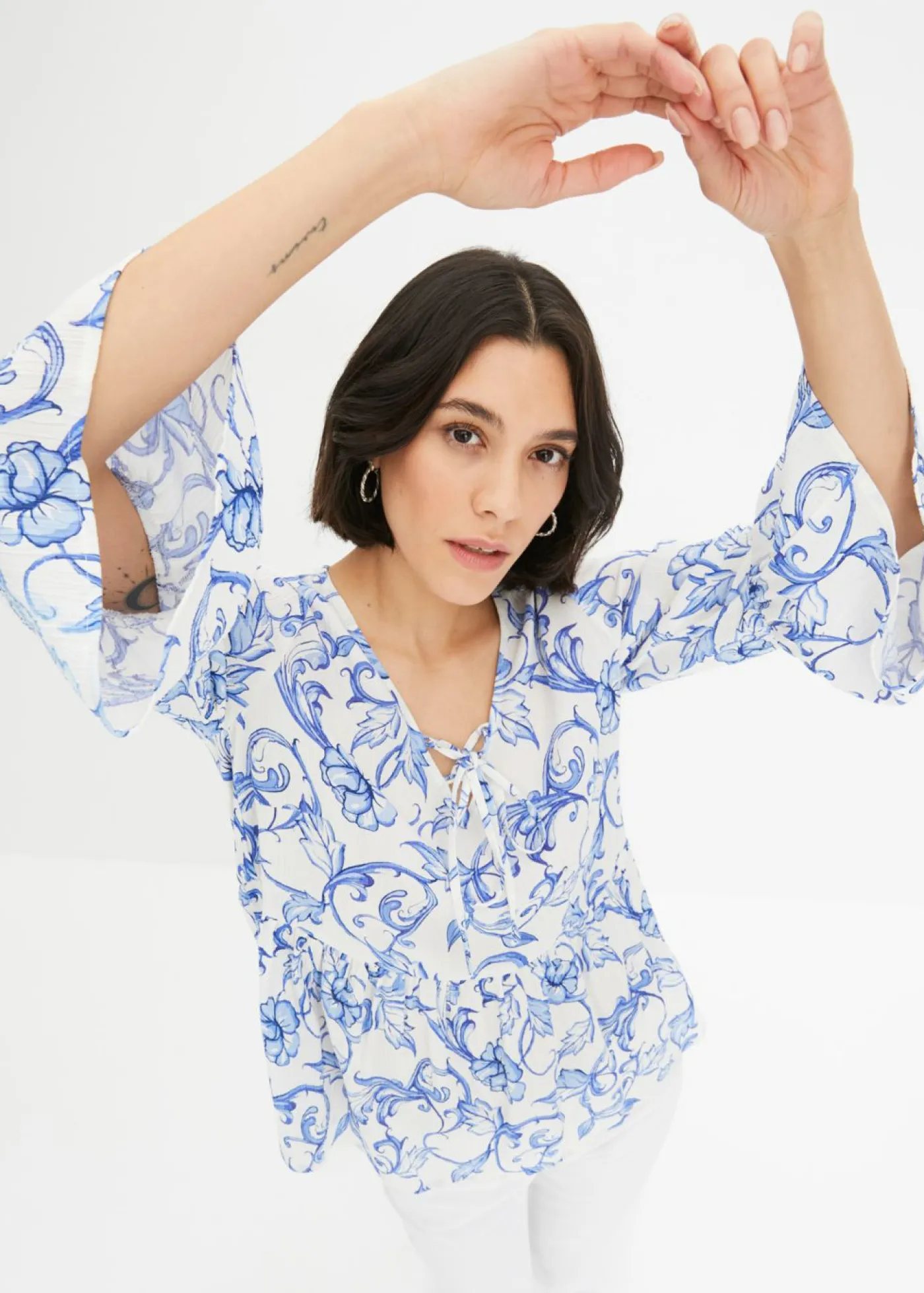 Mujer bonprix bonprix Túnica de viscosa estructurada