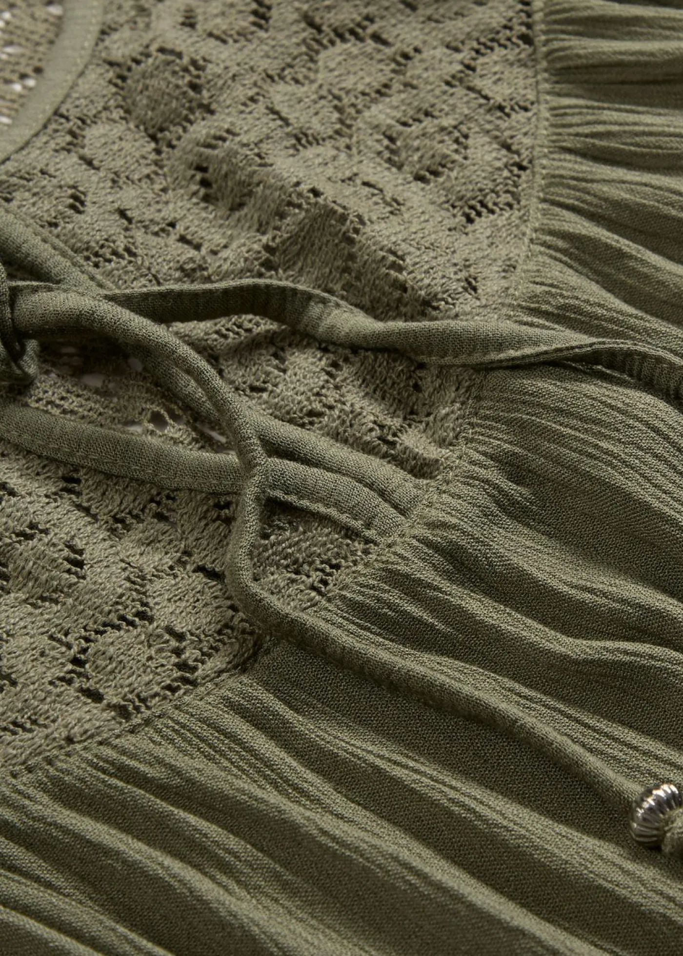 Mujer bonprix bonprix Túnica larga con efecto arrugado media manga