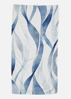bonprix bonprix Muebles De Baño·Toallas De Baño|Toallas>Toalla de playa con estampado digital Azul