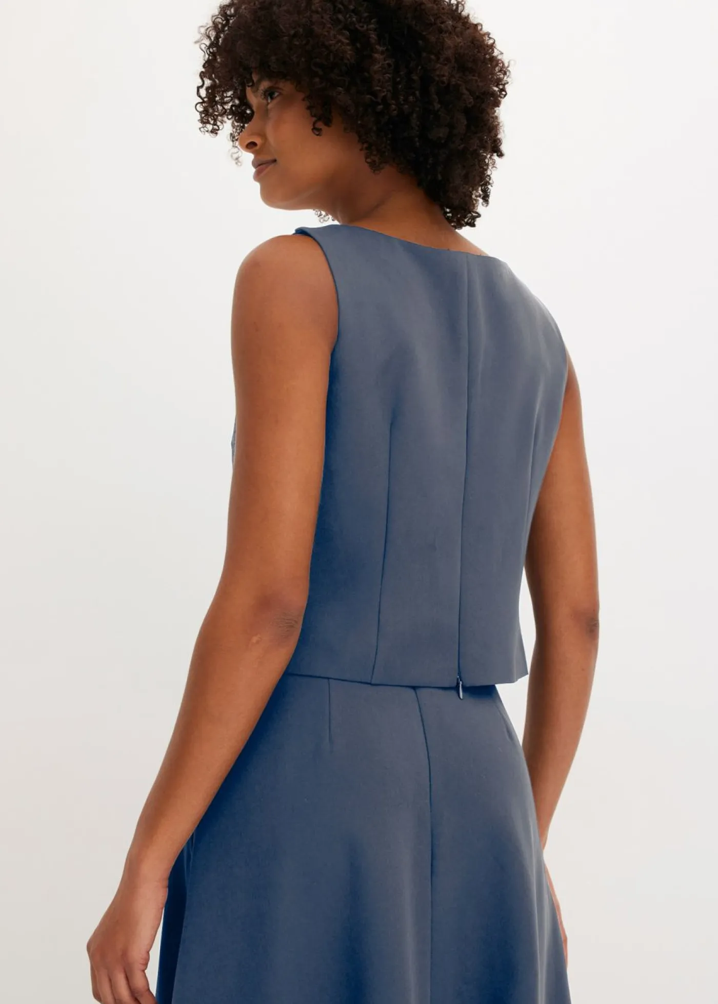 bonprix bonprix Camisas Y Blusas|Camisetas>Top Azul oscuro-gris guijarro