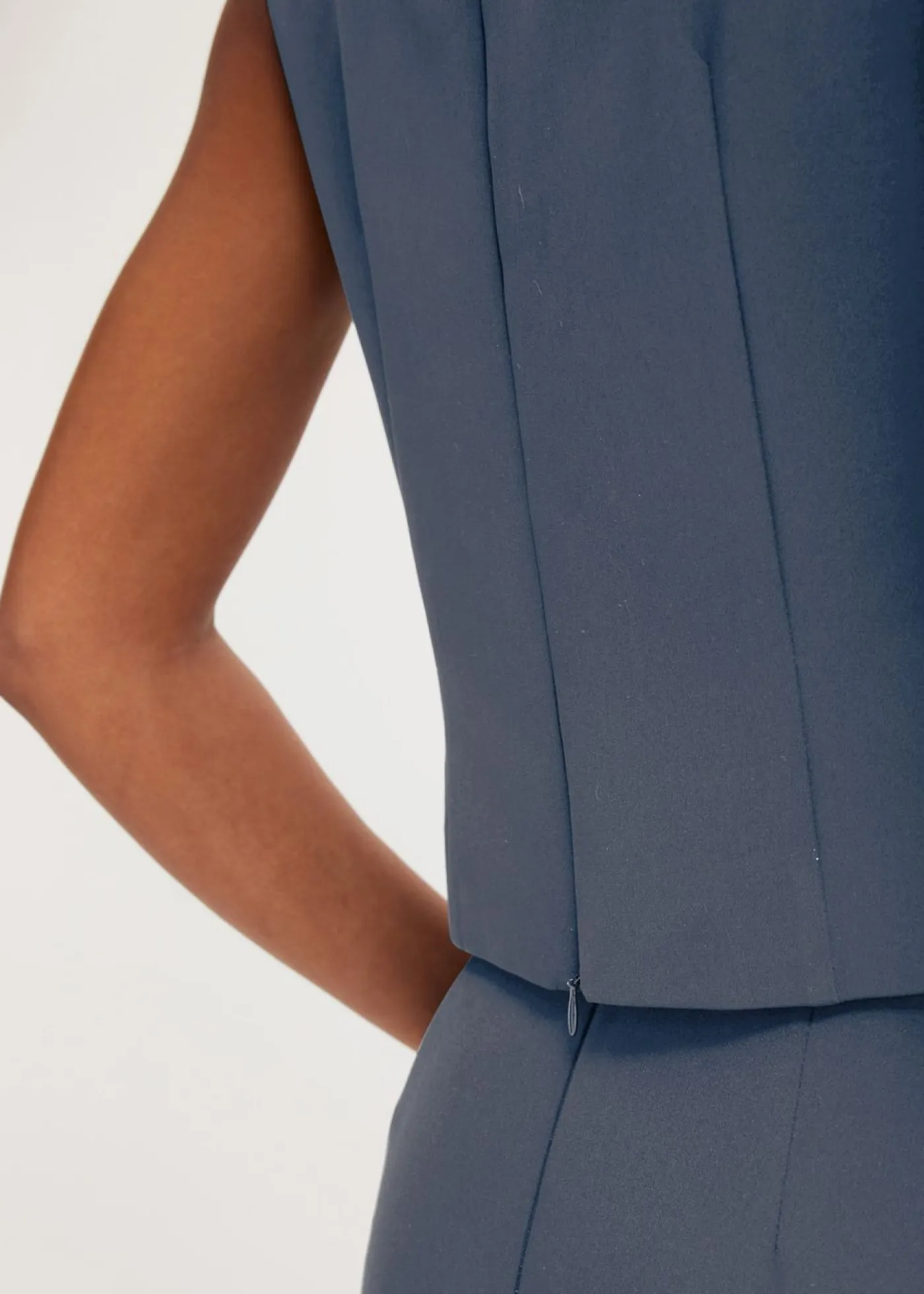 bonprix bonprix Camisas Y Blusas|Camisetas>Top Azul oscuro-gris guijarro