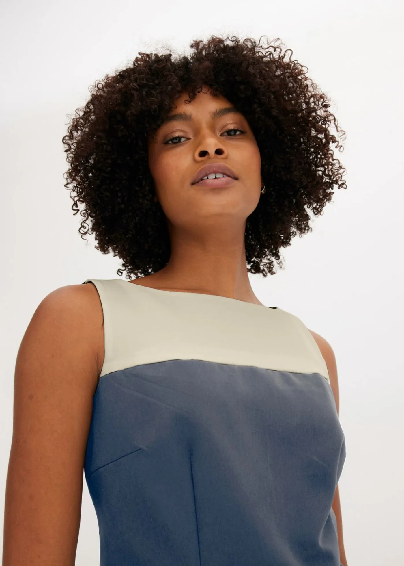 bonprix bonprix Camisas Y Blusas|Camisetas>Top Azul oscuro-gris guijarro