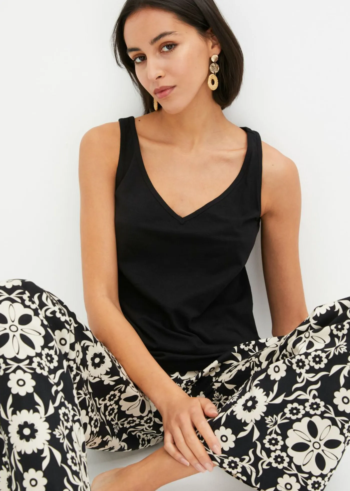 bonprix bonprix Básicos|Camisetas>Top Negro